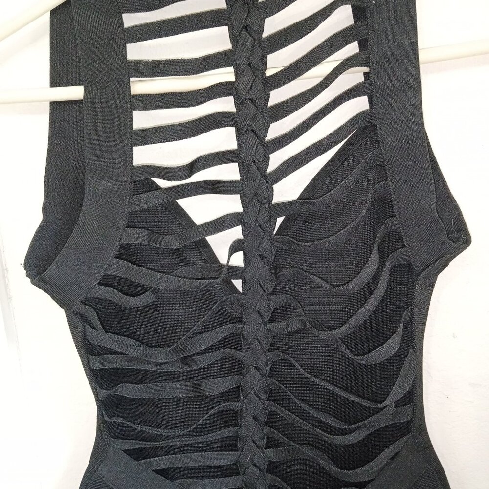 Black 5 th element vibe bandage dress